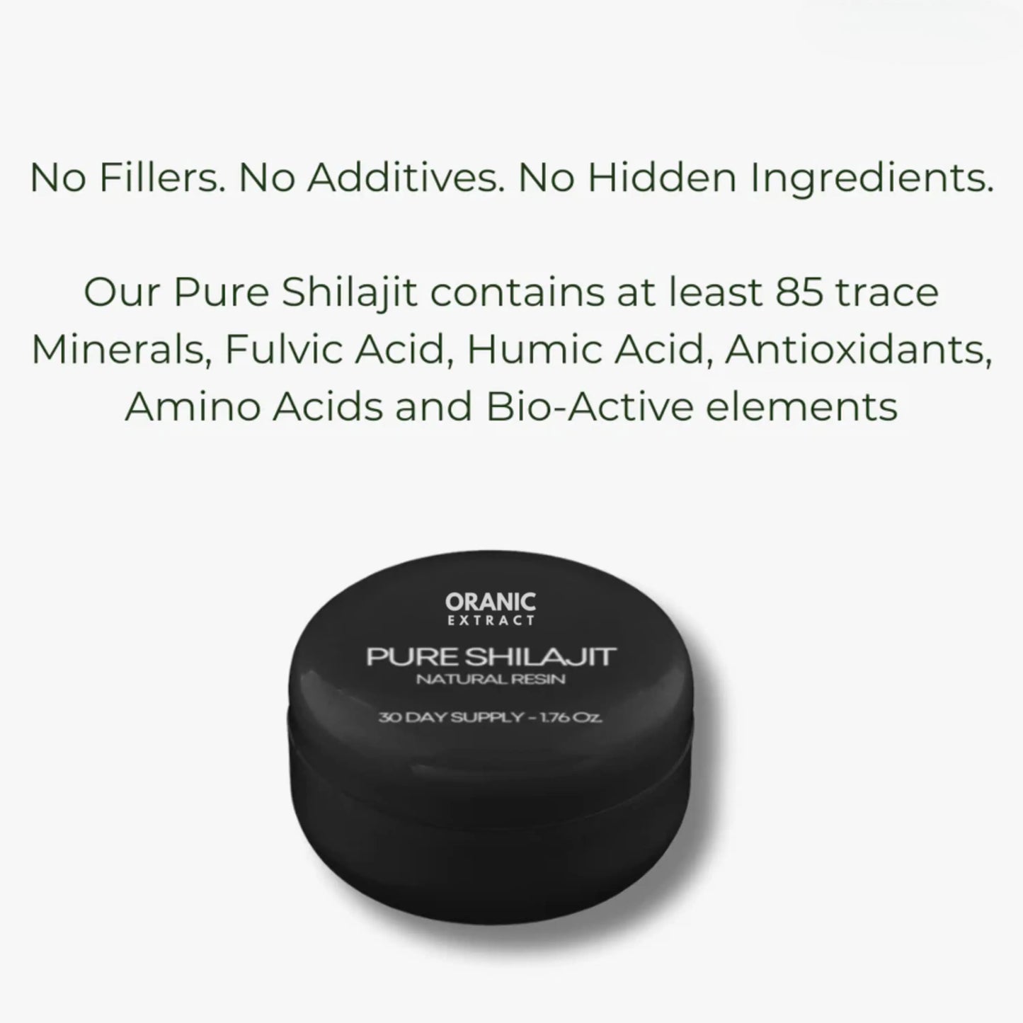 ORGANIC EXTRACT® Pure Shilajit - Natural Resin Organic Extract